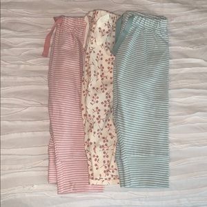 NWT Gap Organic Cotton Baby Girl Pants Set of 3